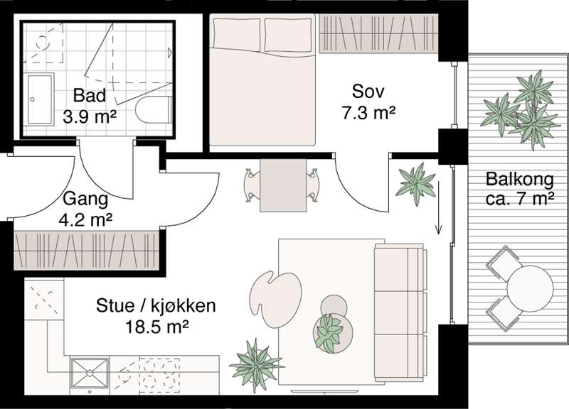 Plantegning 1